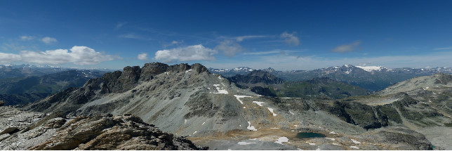 colle del sommeiller da punta del sommeiller